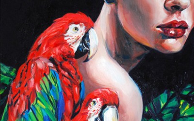 pair_of_parrots_40cmx50cm