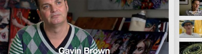 Gavin Brown interviewed on Inside Art