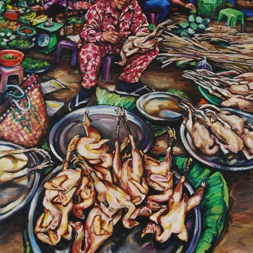 Chicken Lady_910 X 1220_2016_Gavin Brown_Oil on Canvas