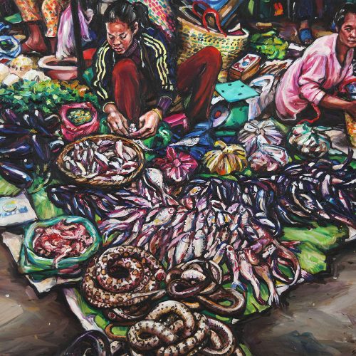 Snake Seller_1220 X 910_2016_Gavin Brown_Oil on Canvas