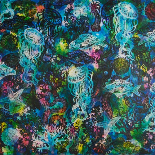 Reef-1.-Ink-and-Acrylic-on-Canvas-2015.-Gavin-Brown.-153-X-122