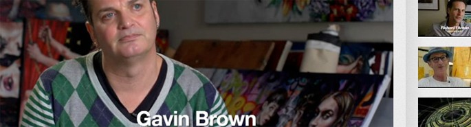 Gavin Brown interviewed on Inside Art