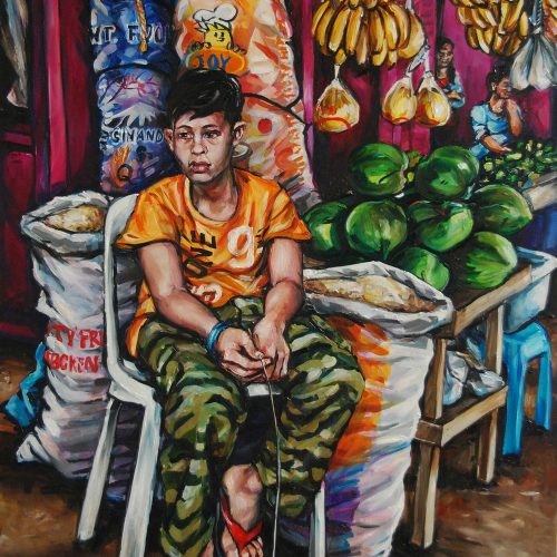 Market Boy_910 X 1220_2016_Gavin Brown_Oil on Canvas