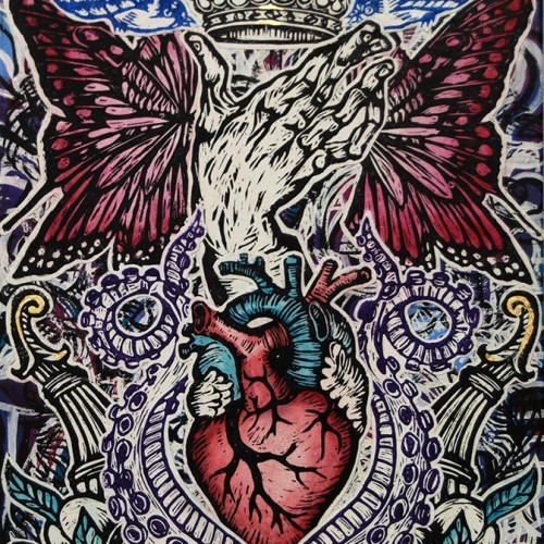 Heart.76-X-51.-2014.InkOil-on-canvas.Gavin-Brown